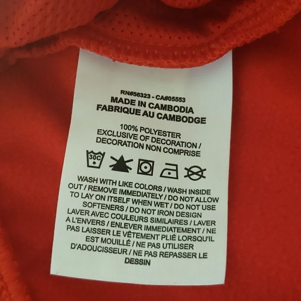 NWOT Bright Red Nike Jogging Running Pants Sz L